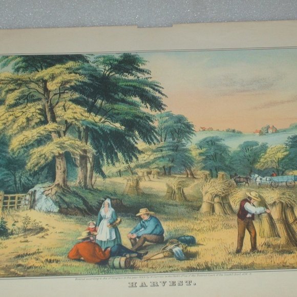 Vintage 1950 advertising calendar print - Picture 9 of 11